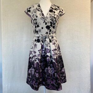 Vince Camuto Floral Fit and Flare Dress
